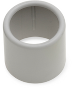 Alva PVC Endtlle d20mm hellgrau zum Kabelschutz an Rohrkanten - PVC-END20