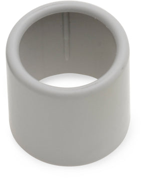 Alva PVC Endtlle d40mm hellgrau zum Kabelschutz an Rohrkanten - PVC-END40