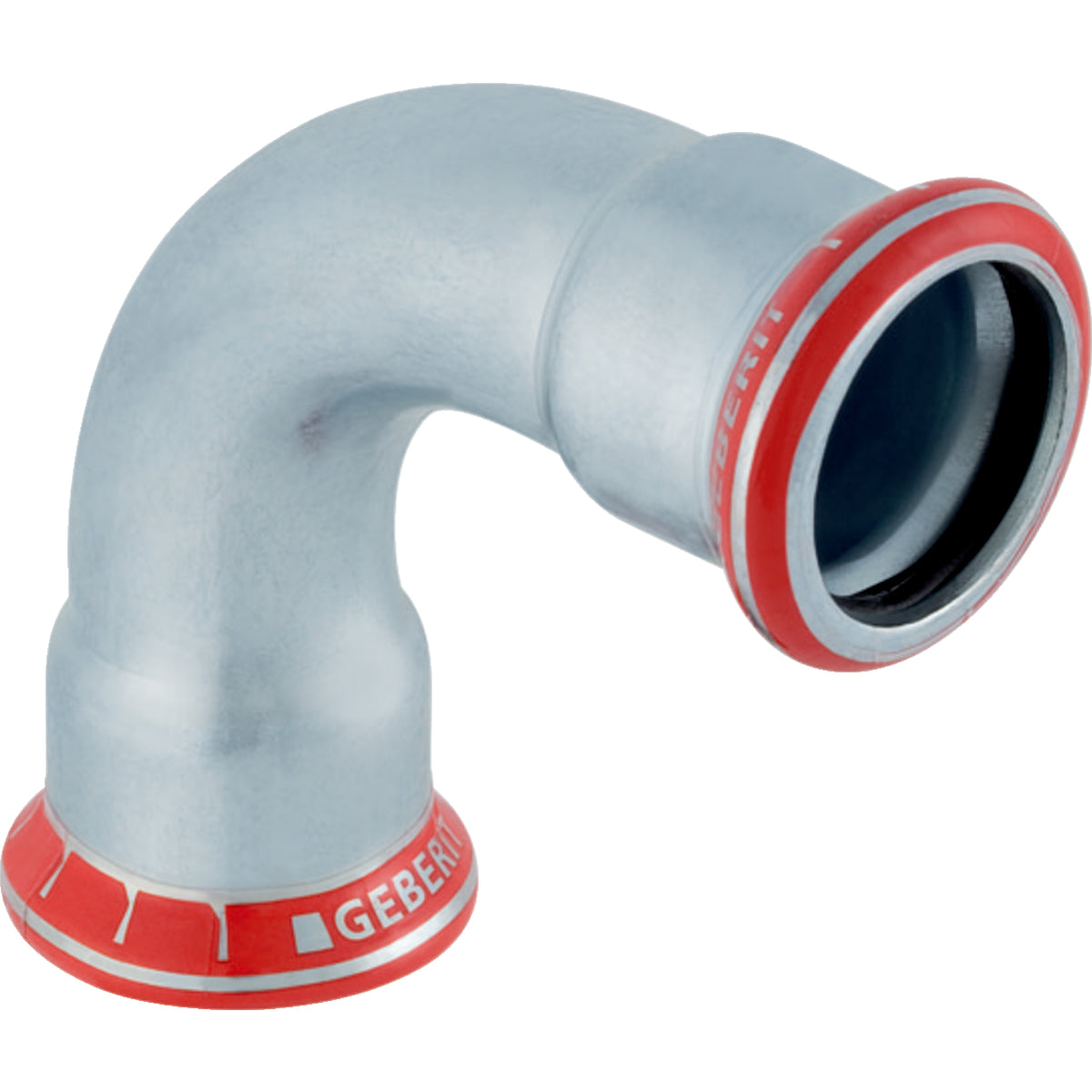 GEBERIT GE Mapress C-Stahl Bogen 90 Gr. d88,9mm verzinkt  – 20110