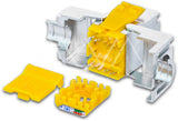 Alva Keystone Jack SLIM KAT.6A, STP Modul für Keystone Dosen und Panele - KSJ-DKAT6ASTP