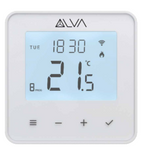 ALVA Raumthermostat LCD, weiss Kabel 230 V