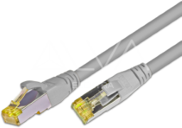 Alva KAT.6A HQ Patchkabel, S/FTP, LSOH, Lifetime Warranty, 7.5m, grau - PK-KAT6A7.5