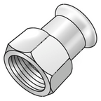 KE KELIT CP457 C-Stahl Pr.Übergang m.IG 28x1/2"  – 54706E02