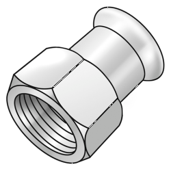 KE KELIT CP457 C-Stahl Pr.Übergang m.IG 28x1/2"  – 54706E02