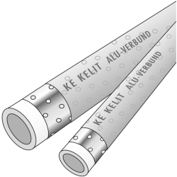 KE KELIT KE06 KELEN ALU Verbundrohr PN20 20x2,8 Länge 4m   – 1652001