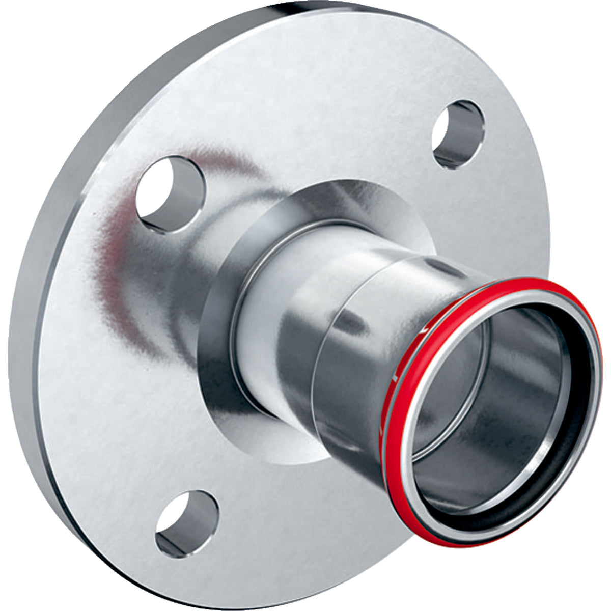 GEBERIT GE Mapress C-Stahl Flansch PN6 Pressmuffe d76,1mm verzinkt  – 23749