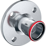 GEBERIT GE Mapress C-Stahl Flansch PN6 Pressmuffe d76,1mm verzinkt  – 23749
