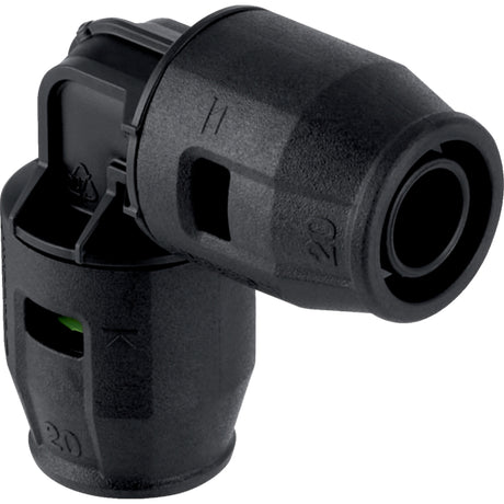 GEBERIT GE PushFit Winkel PVDF 90 Gr. d20mm   – 651.270.00.1
