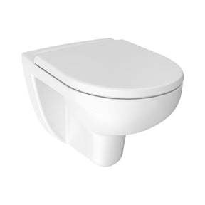Alva Una Wand-WC Tiefspüler spülrandlos, Weiß - AQWWCTS.1