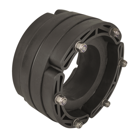 Alva RDF 300/242-251 Druckpl. PA-6 get. B=1x40mm EPDM Schrauben V2A Muttern V4A - ATRDF300242