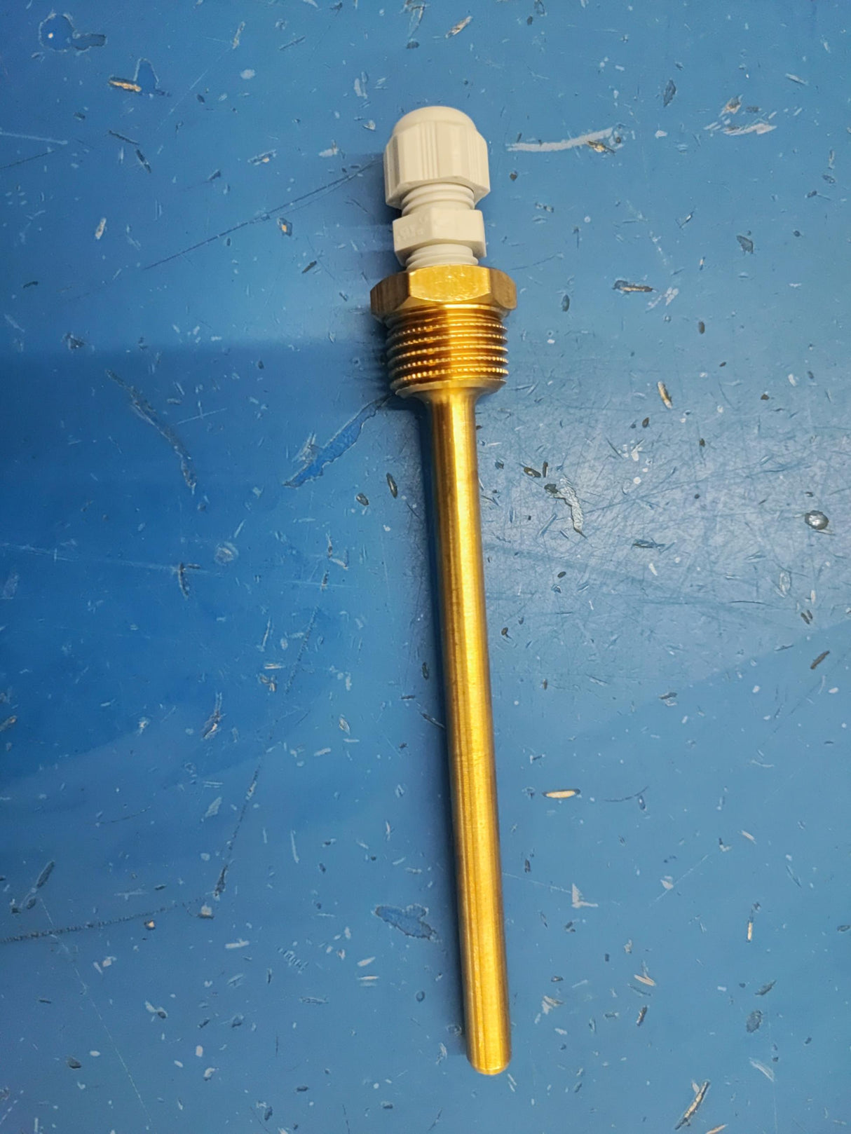 TECHNISCHE ALTERNATIVE Techn.Altern. Tauchhülse Messing 140mm - Kunststoffverschraubung   – 01/TH140