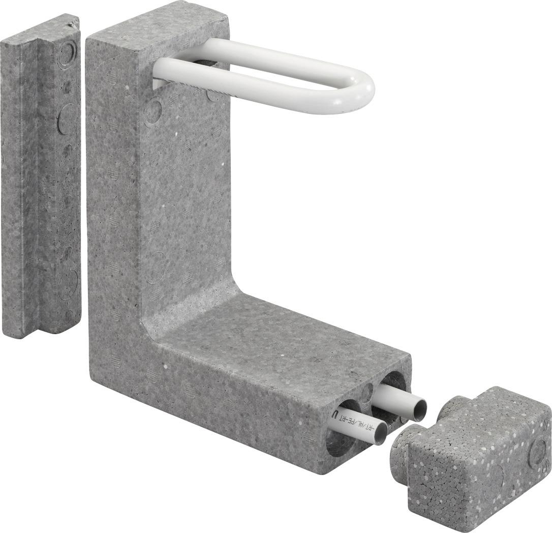 UPONOR Uponor HK-Anschlussblock MLC Rohrmittenabstand 240mm  – 1007077