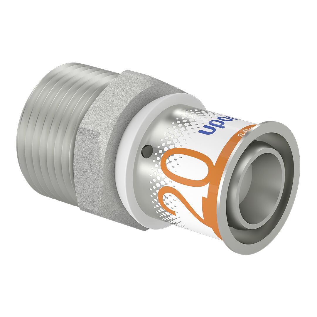 UPONOR Uponor S-Press PLUS Übergangsnippel 20-R3/4"MT   – 1070505