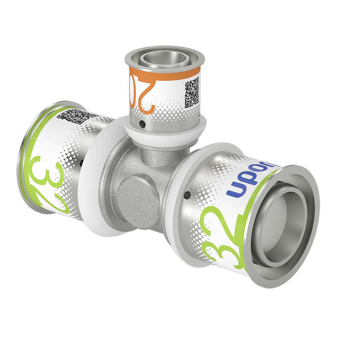 UPONOR Uponor S-Press PLUS T-Stück reduziert 32-20-32   – 1070581