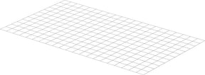 UPONOR Uponor Classic Stahlmatte 100mm blank 2100x1200mm, VPE=25,20m2  – 1063406