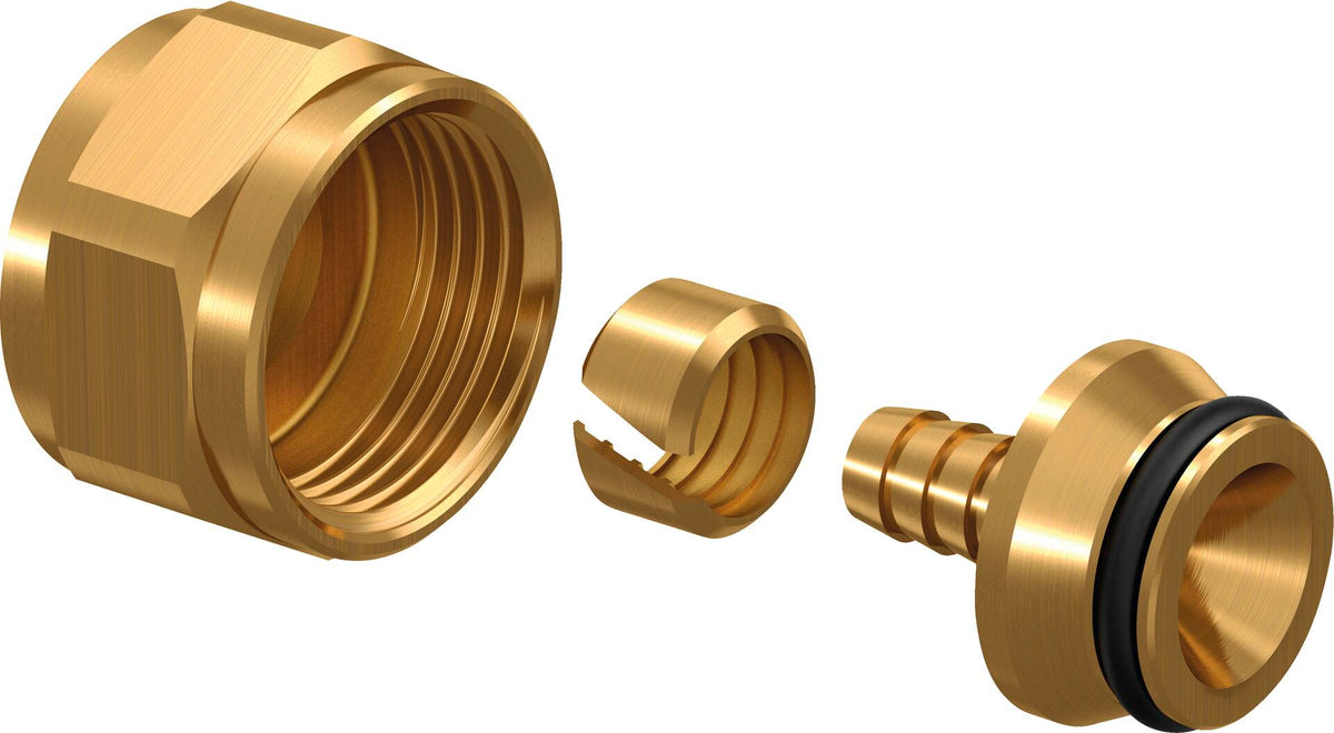 UPONOR Uponor Minitec Klemmringverschraubung 9,9-3/4`Euro   – 1013426