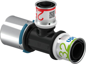UPONOR Uponor S-Press PLUS T-Stück reduziert PPSU 40-25-32   – 1039963