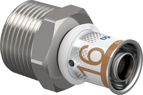 UPONOR Uponor S-Press PLUS Übergangsnippel 16-R3/4"MT   – 1070503