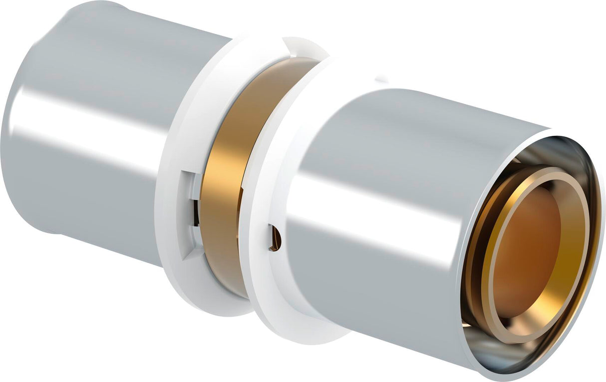 UPONOR Uponor Smart Presskupplung f. Smart u. Comfort Pipe Plus 20x2,0-20x2,0  – 1089648