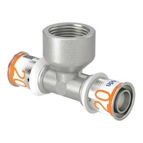 UPONOR Uponor S-Press PLUS T-Stück m. Innengew. 20-Rp3/4"FT-20   – 1070597