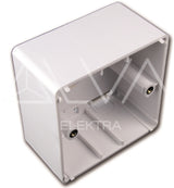 Alva Universalaufputzrahmen für Datendosen, RAL9010 reinweiß - DD-APR-9010