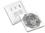 Alva Keystone Leerdose 2 Module, mit Schalterprogrammen nicht kombinierbar - KSLD-2