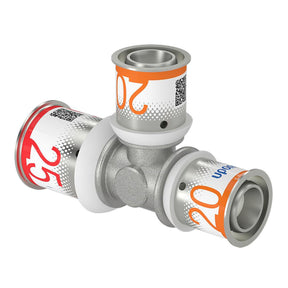 UPONOR Uponor S-Press PLUS T-Stück reduziert 25-20-20   – 1070576