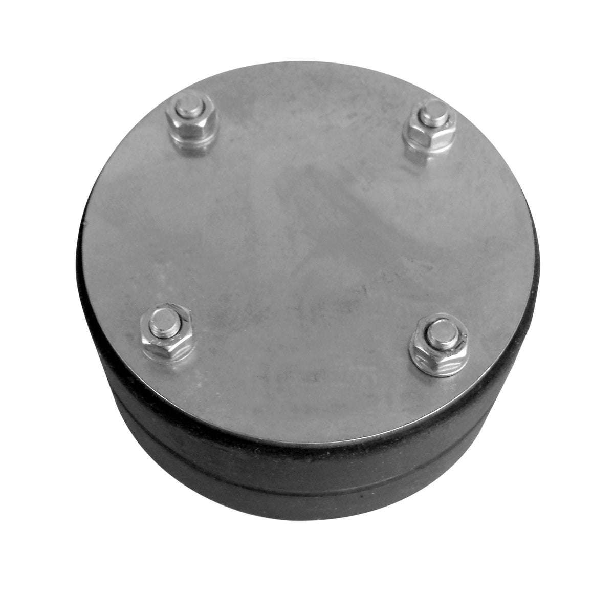 Alva RDF DN100 blind Druckpl. PA-6 B=1x40mm EPDM Schrauben V2A Muttern V4A - ATRDFBLIND100