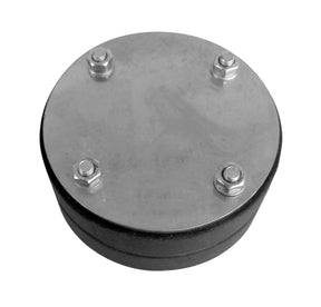 Alva RDF DN150 blind Druckpl. PA-6 B=1x40mm EPDM Schrauben V2A Muttern V4A - ATRDFBLIND150