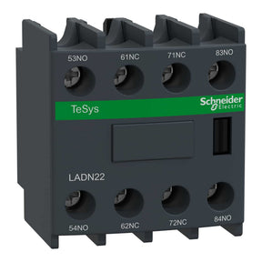 SCHNEIDER ELECTRIC Hilfsschalterblock, 2S+2Ö, Schraubanschl uss  – LADN22