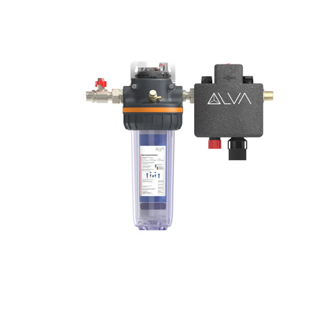 Alva Nachspeisestation MH10 kurze Bauw. mit Systemtrenner,Wasserzähler,Manometer - ALPHNSMH10N