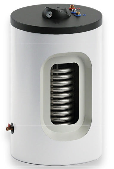 Alva Thermen Unterstellspeicher mit1 WT 160 Liter,75mm PU,weiss, 1,3 m2 - ALTUS160W