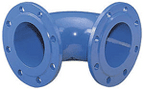 Alva FFK-Bogen 45 Grad DN150 Fl. geb. PN10/16 GGG epoxybeschichtet - HA8540.150