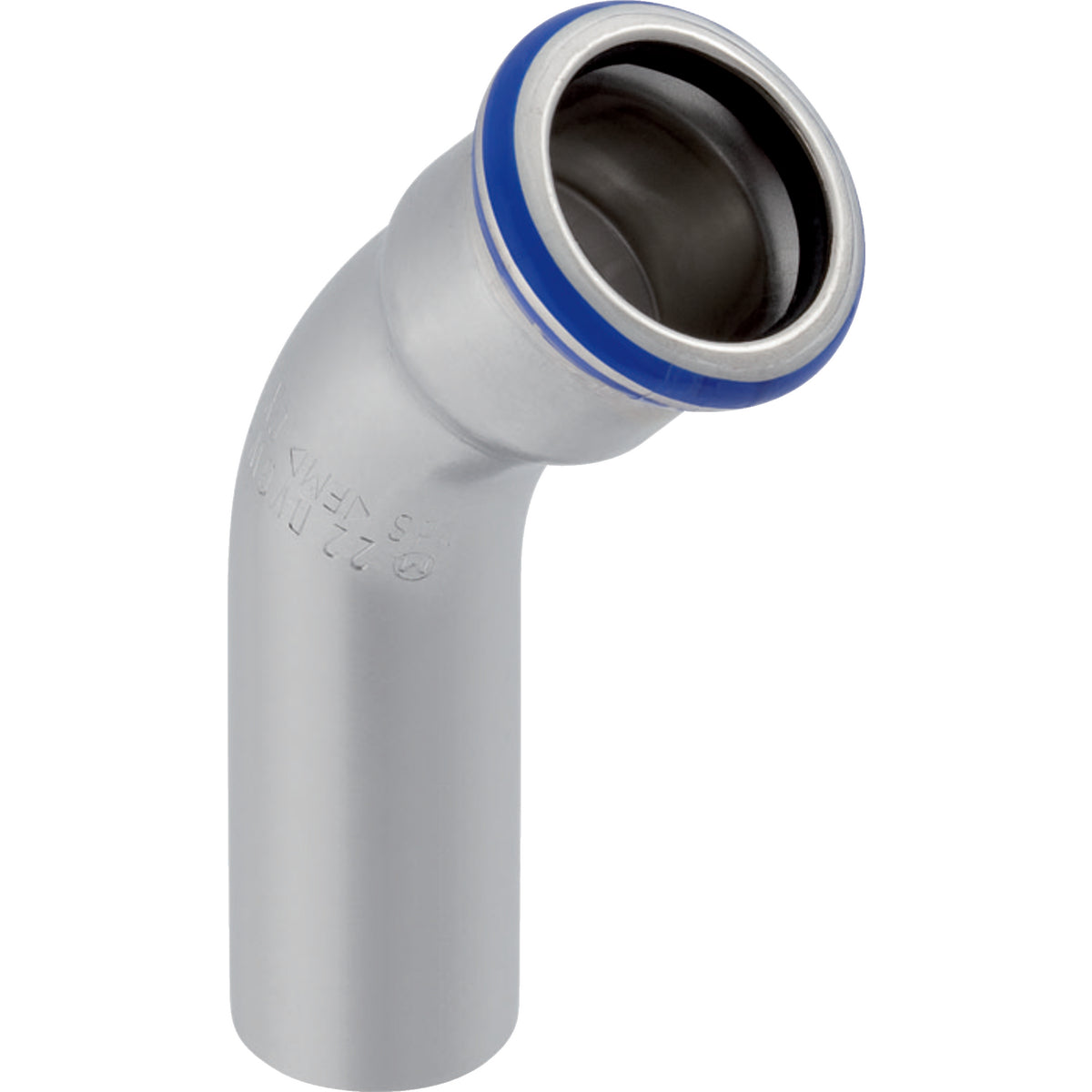GEBERIT GE Mapress Edelstahl Bogen mit Einschubende 45 Gr. d108mm  – 32711