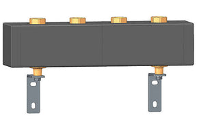 HERZ Herz Pumpfix-Verteiler 2 Gruppen DN 25 m. Befestig. u. Wärmedämmg. Fig. 4501/11  – 1450111