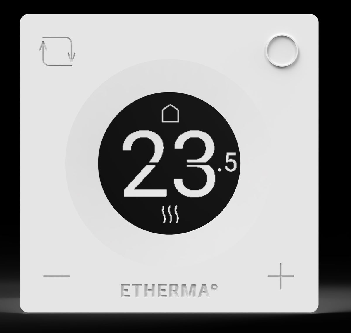 Alva Informa Funkthermostat in Verbind. mit Funkempfänger AQBHINFEW, Weiß - AQBHINFRW
