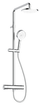 Alva Spa Duschsystem 99cm mit Thermostat, Chrom - AQARSPDST11