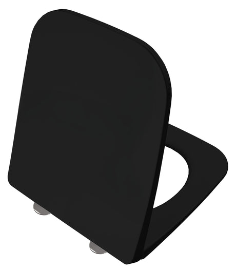 Alva Aura WC-Sitz m. Absenkautom. Schar. Edelst., f. AQKEAUWWCTESSM.,Schwarz M. - AQKEAUSITZA.2SM