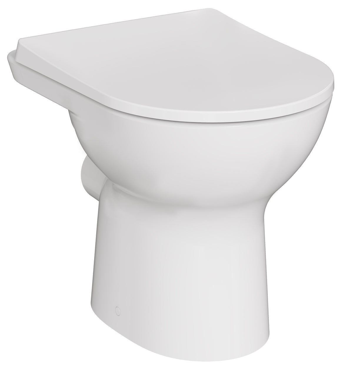Alva Amoa Stand-WC Tiefspüler Abgang waagrecht, spülrandlos, Weiß - AQKEAMWCTWS