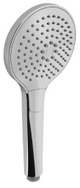 Alva Varia Handbrause 3-fach d 12cm mit Antikalk, Tastumstellung, Chrom - AQARVAHB3.13