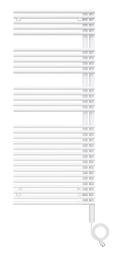ALVA Bela 2.0 Badheizkörper rein elektr. 400W, 116,1x50cm, links offen, Weiß