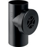 GEBERIT GE PE Putzstueck f.senkr. Leitungen 90 Gr. d90mm m.Verschlusskappe 366451   – 366.451.16.1