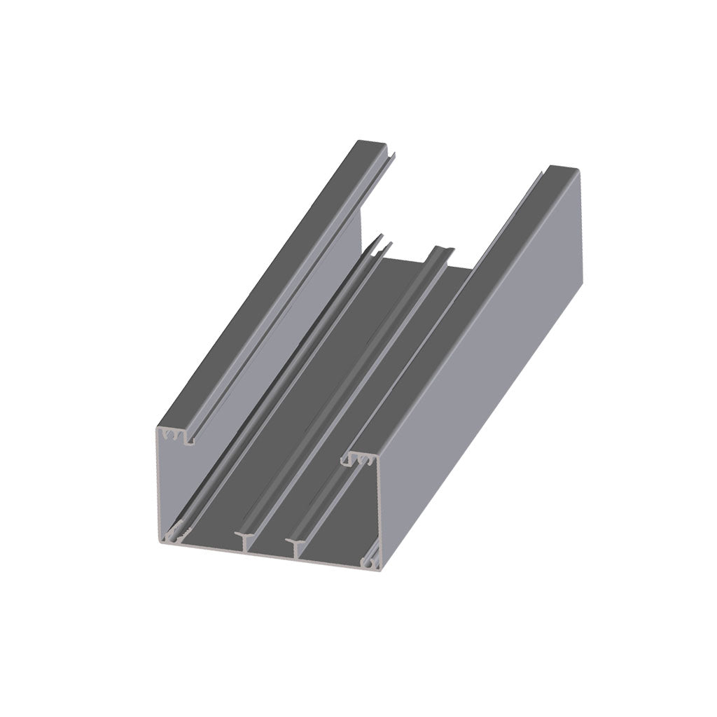 GGK BRA3 Alu Brüstungskanal Unterteil H=62 B=110mm, natureloxiert   – 18270