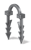 VOGEL&NOOT VN-FLOORTEC Tackerclip 3D Lang, 58mm VPE 400 Stk. – BIACLI2203DL0A0