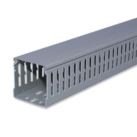 GGK Verdrahtungskanal 80x100 (H x B) PVC steingrau RAL 7030   – N1680