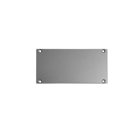 GGK BRA3 Alu Brüstungskanal Endstück H=62 B=130mm, natureloxiert   – ESA3 60X130/80/CO