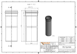 Alva PVC Kanal-Rohr SN4 DN 300/da 315x5000mm - KANR300.5000