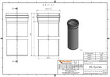 Alva PVC Kanal-Rohr SN4 DN 400/da 400x5000mm - KANR400.5000
