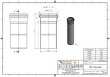 Alva PVC Kanal-Rohr SN4 DN 125/da 125x5000mm - KANR125.5000