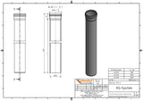 Alva PVC Kanal-Rohr SN8 DN 150/da 160x3000mm - SN8R150.3000